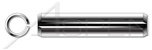 M10 x 12mm, ISO 8752, метрички, склопени пролетни иглички, тешка должност, AISI 301 не'рѓосувачки челик