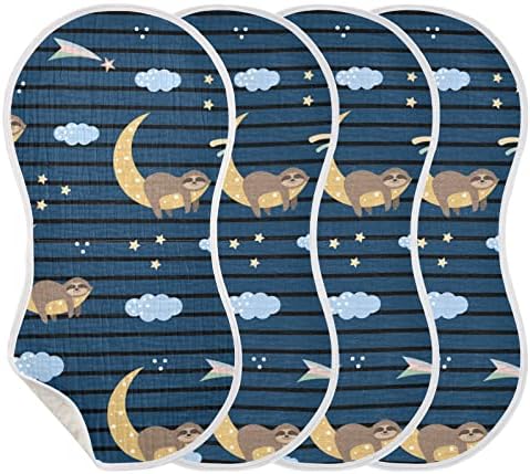 Yyzzh спиење мрзлива месечина облак starвезда шарени муслински крпи за бебе за бебе