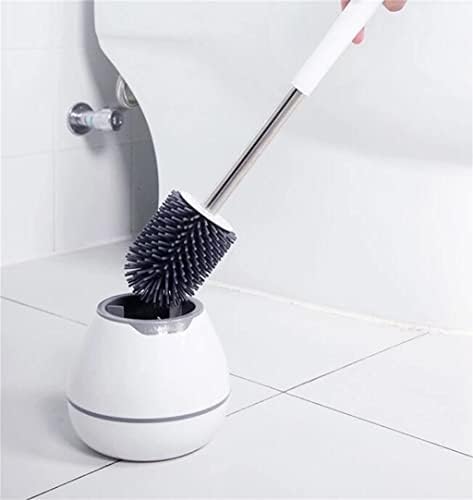 Нуни Тоалет Четка Со Силиконски Влакна За Бања Тоалет Чистење Алатка За Чистење Бања