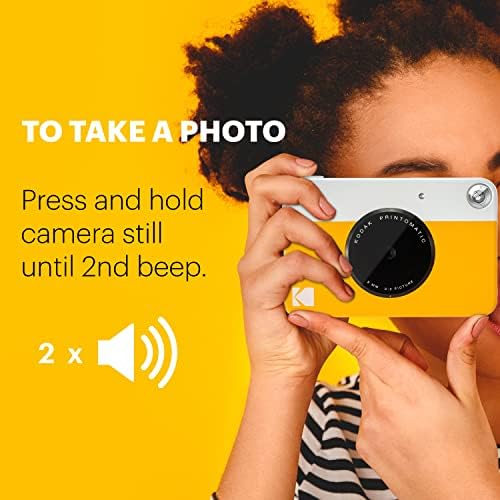 Кодак Печатење Дигитален Инстант Печатење Камера-Целосна Боја Отпечатоци НА ZINK 2x3 Леплива Поддржана Фото Хартија Печати Сеќавања Веднаш