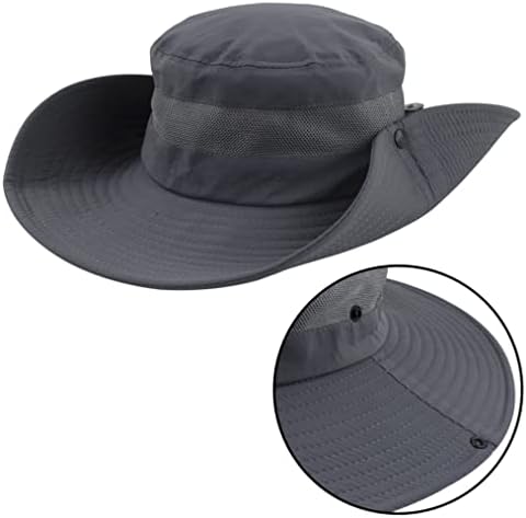 Muryobao Men's Boonie Hat летна сонце капа УВ заштита водоотпорна за капаче за риболов сафари