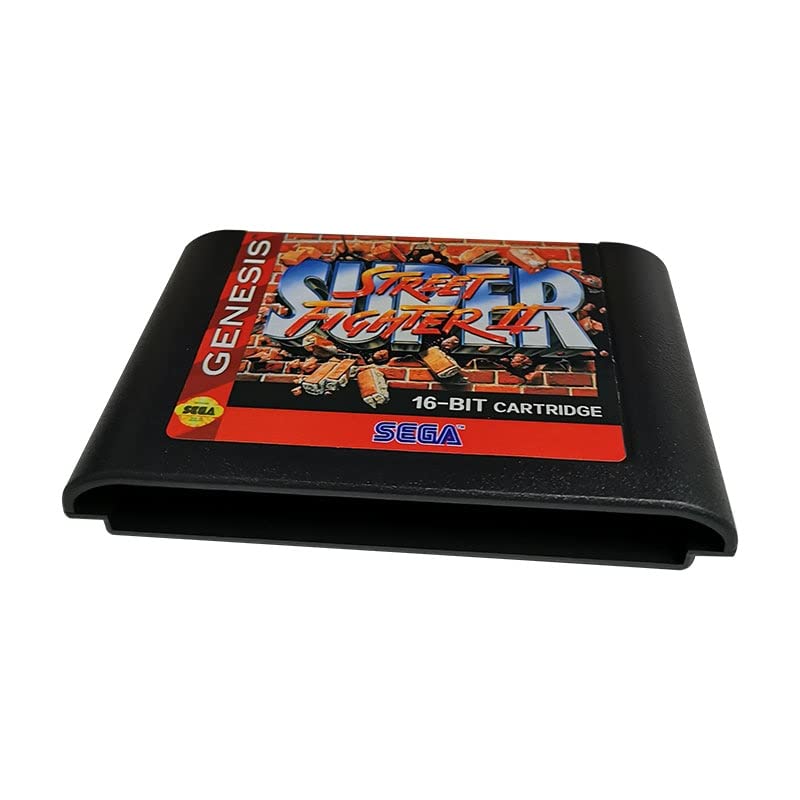 Кертриџ за 2 -натпревари Street Fighter - Електронски игри со 16 битни картички за игра за PAL и NTSC верзија