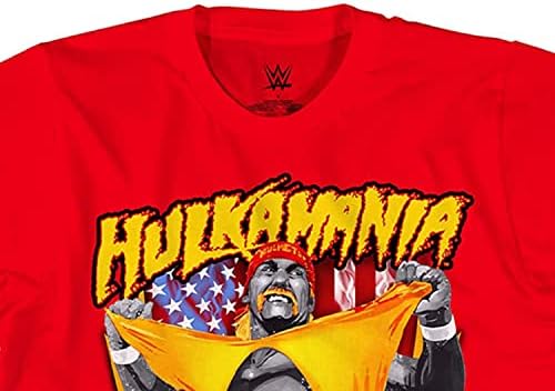 Wwe СУПЕРЅВЕЗДА Hulk Hogan Кошула-Hulkamania Холивуд Хоган - Светски Шампион Во Борење Маица