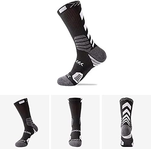 Чорапови за спортска екипа на драмски, атмосферирани атлетски чорапи 4-пакувања елитни кошаркарски чорапи дебели чорапи на отворено