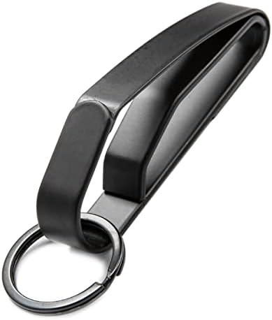 Држач за клучеви за клучеви на ременот TXSN, клип за клучеви од не'рѓосувачки челик, држач за прстен на јамка на јамка со клучеви