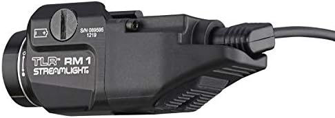Streamlight 69441 TLR RM 1 500-лумен со низок профил со низок профил, поставена со оружје со копчиња за лоцирање, црно