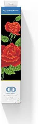 Дијамант Дотц Црвена роза Спарк КИТ за сликање Дијамант 11 x 14