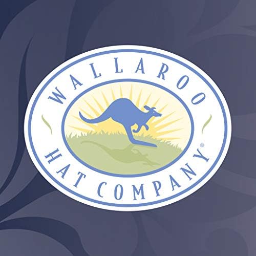 Компанија за капачиња на Wallaroo Hat Man's Palm Beach Hat - UPF 50+ 2 3/4 Полистерска плетенка за облик на облик на облик на прилагодување