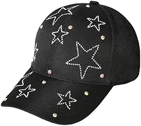 Модна бејзбол капа за мода за жени цврста сјајна мека капа прилагодлива капа на черепот на отворено
