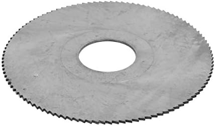 Aexit 100mm Dia Blades 27 mm роди дебелина од 1,2 mm 108T HSS Slotting Slatting Saw Mill Cutter Circular Circular Saw Silver Tone Tone