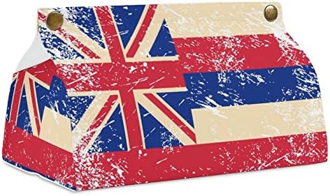 Државно Знаме На Хаваи Кутија За Ткиво Покритие Стп Држач За Кожна Кутија За Ткиво Правоаголен Организатор На Хартија За Фацијално