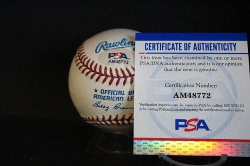 Еди Мајо потпиша безбол автограм автограм автограм PSA/DNA AM48772 - Автограмирани бејзбол