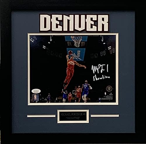 Мајкл Портер rуниор автограмирал испишана врамена 8x10 Фото НБА Денвер Нагетс ЈСА