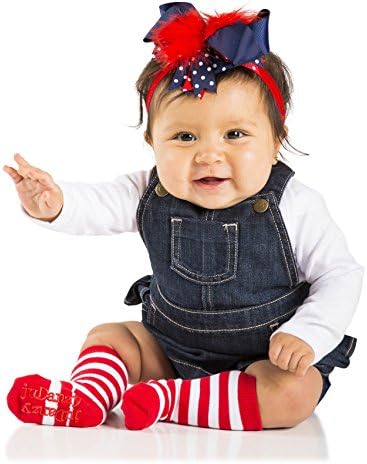 Judanzy колено високи чорапи со зафати за бебиња, мали деца и деца