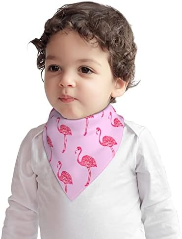Аугенстерн Памук Бебешки Лигавчиња Розово Фламинго Заедно Бебе Бандана Лигави Лигавчиња За Заби Лигавче За Храна