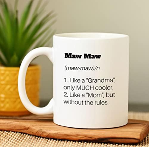 Maw Maw Cafe Chige, Смешни подароци за Maw Maw, Најдобриот светски роденденски подарок на Mawmaw, идеи за подароци за чаша Мамав