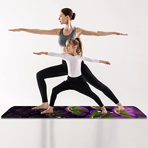 Јога мат, јога душеци за домашно вежбање, душек за вежбање, душеци за вежбање, пилатес мат, 3Д убава цветна розова боја