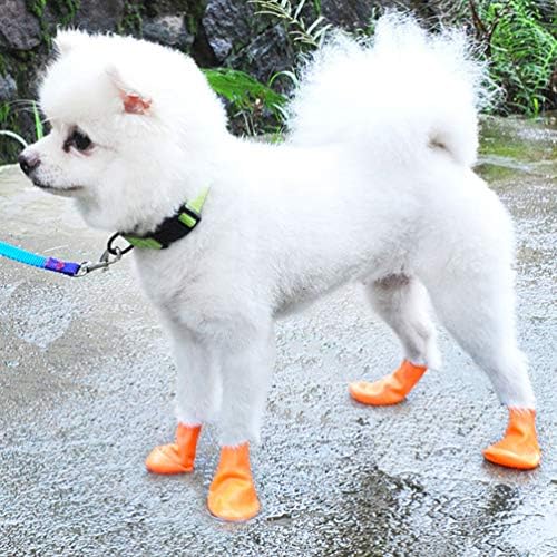 Укоко гумени кучиња чизми, чевли за дожд кои не се лизгаат снежни кучиња шепа од шепа на отворено обувки за дишење чевли за одење