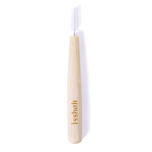 Биоразградлива бамбус рачка на Ишахх, меѓусебни четки помеѓу чистачот за заби длабока чиста чепкалка за заби, големина 1, 40 брои