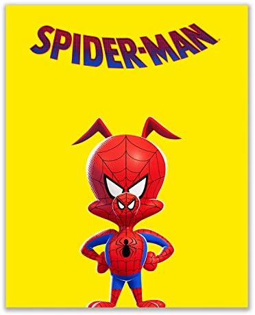 BigWigprints Spiderman во печатените филмови Spiderverse - сет од 6 фотографии, сјајни