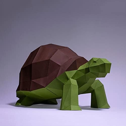 Трофеј Од 3д Хартија Во форма на желка Загатка За Оригами Геометриски Модел На Хартија Рачно Изработен Украс За Декорација На Домот