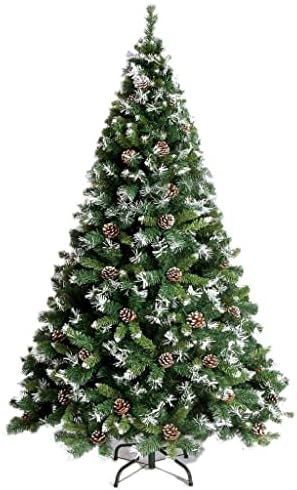 Божиќна нозе Индих, новогодишна елка, вештачка елка со борови конуси, метални загради и гранки со шарки, за Божиќна декорација во затворен