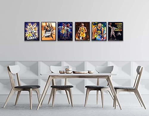 Постери за кари за wallsидови за спортска кошаркарска постер суперerstвезда платно wallидна уметност модерна инспиративна wallидна декор печатење