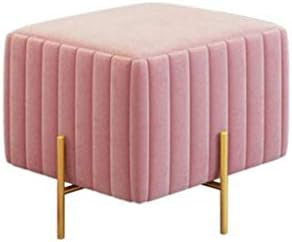 N/A розова софа столица, столче за промена на чевли, столче за менување на домашни чевли, облекување софа столче, подножје за кревет