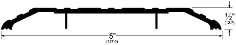 ПЕМКО - 171A48 Алуминиум Флејт Седлски праг, финиш на мелница, 5 W x 48 L x 1/2 H