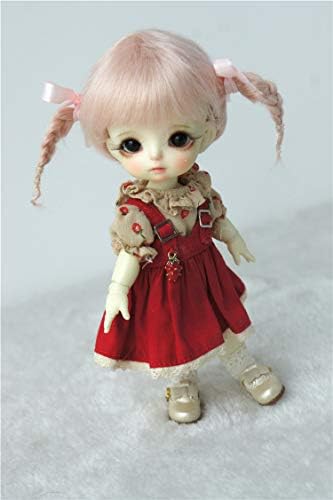 Кукла за коса JD540 Прекрасна близначка плетенка конска опашка од кукли со кукли