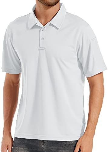 Полу машки голф Поло кошули Брзо сув кратки ракави Тенис тактичка поло-случајна работа