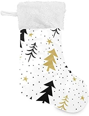 Среќни Божиќни зимски снежни божиќни чорапи големи Божиќни чорапи за Божиќна трпезарија дрво камин виси чорапи чорапи за украси за