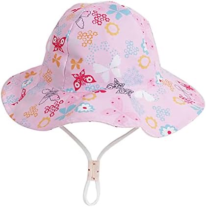 Conversed8 Прилагодлива широка капа од сонце - деца UPF50+ летна капа за корпи, пријатна капа за заштита на сонце за дишење