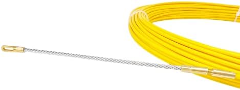 Vgongtech 50ft фиберглас риба лента кабел за влечење на електричен кабел за влечење преку wallидна жица риба лента за ланец на конец на конец