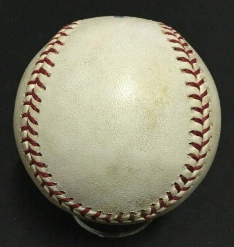 Маријано Ривера Потпишана игра користена Зачувај 367 бејзбол автограм Штајнер КОА хоф 42-МЛБ Игра Користени Бејзбол