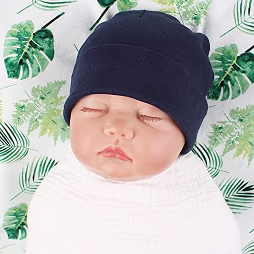 PESAAT новородени момчиња капи белези 0-6 месеци памук бебе девојки расадник грани