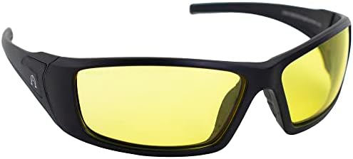 Алфа Омега 2 очила за сонце од моторцикли Спортски очила за возење безбедносни очила Z87.1 За мажи или жени 2 пара црна рамка