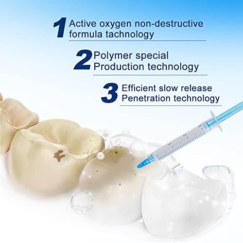 Фунхичен заби гел за белење на табели 10 парчиња 3мл заби за белење на бели 35% ЦП белење за чувствителен заб