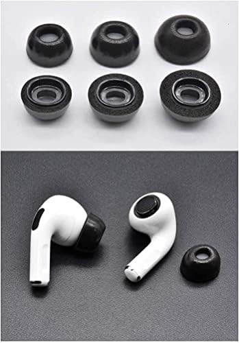 Zotech се вклопува во случај замена 3 пара мемориски пени совети за уво за уво за Apple AirPods Pro 1 -ви и 2 -ри генерал