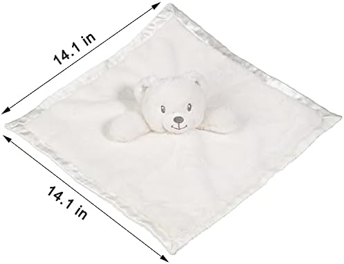 Безбедносно ќебе за мечка Билиму и супер меко минки со точки со свилен сатен за поддршка на бебето