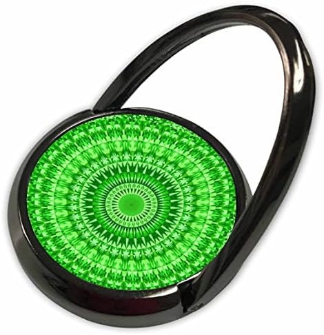 3drose зелена полигонална мандала украс - кружен графички дизајн - Телефонски прстени