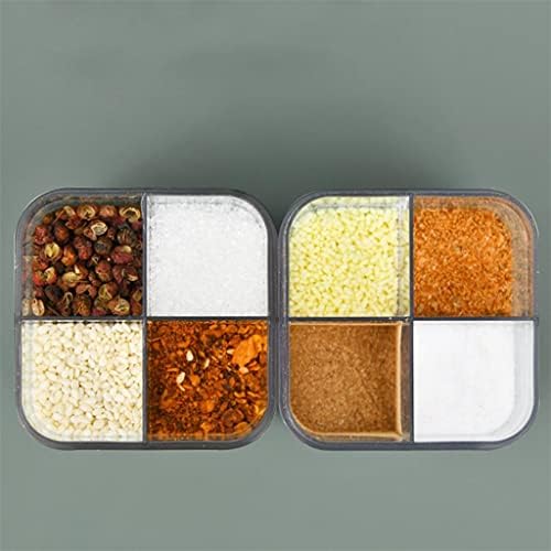 Wybfztt-188 Сезона кутија кујна кујна материјал шише пиперка сол шеќер контејнер ким во прав за зачинување тегла за мулти одделение