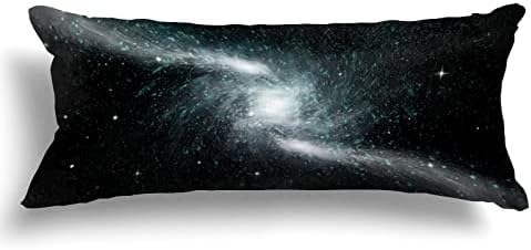 Utf4c starsвезди Планета галаксиска перница за тело покритие памук 20 x 54 возрасни меки со патент перница машина што се мие долга перница
