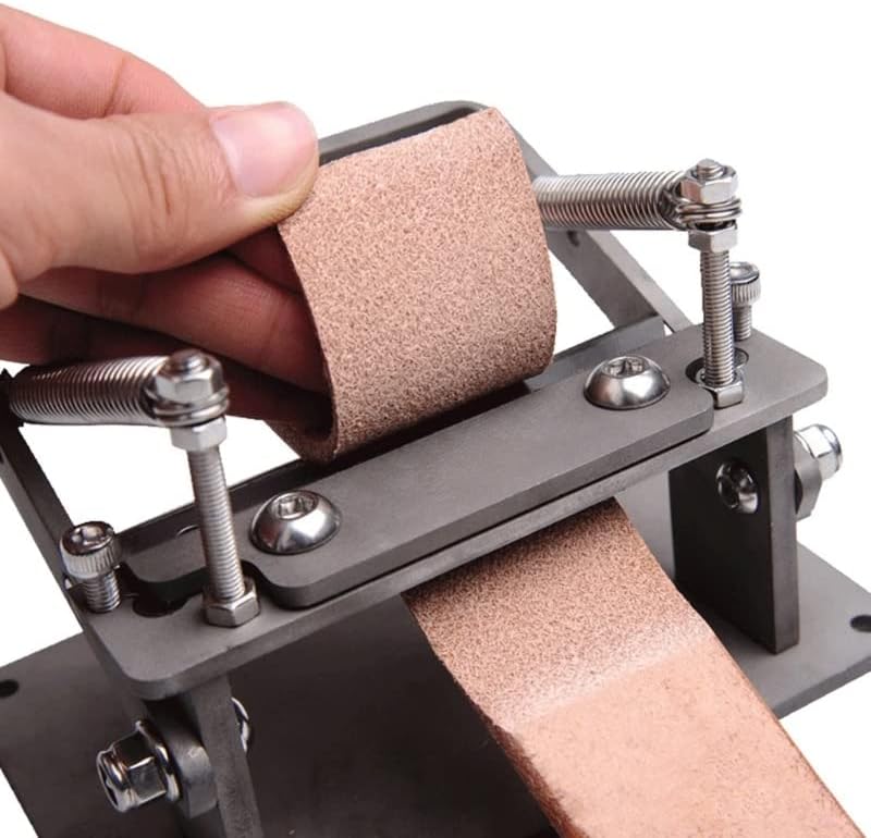 Рачна машина за пилинг со кожа DIY занаетчиски ленти со ленти за појас прирачен додаток за почетници стартер DIY сечење пили