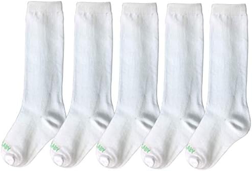 АФО Бебе чорапи, високо колено - 5 пакет, идеално за педијатриски АФО, СМО и загради за нозе