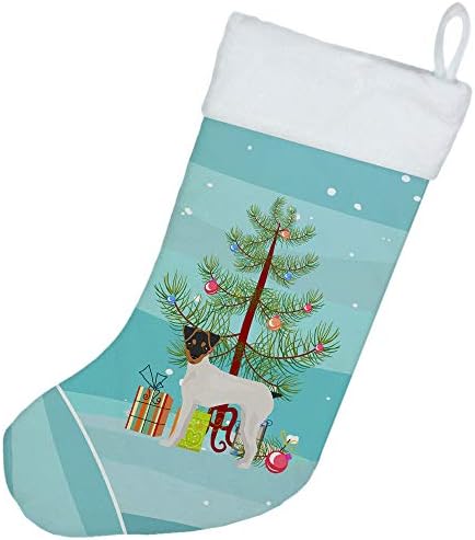 Богатства на Каролина CK3464CS Јапонска териерска елка Божиќно дрво Божиќно порибување, камин виси чорапи Божиќна сезона Декора за украси