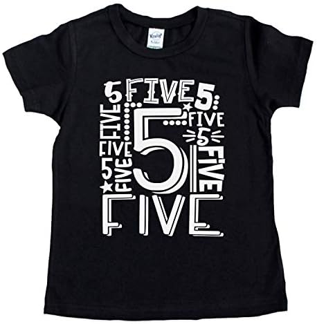 Подарок за маица од ананас од палачинка 5-ти роденден, момче Петти роденденска забава за маица