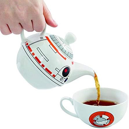 Војна на Starвездите BB-8 12oz керамички чајник и сет на чаша 6oz