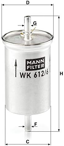 Филтер за гориво Mann-Filter WK 612/6
