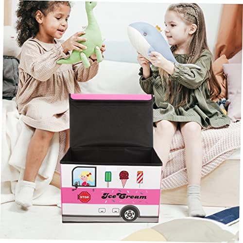Кутија За Преклопување Кутија За Складирање Голема Училишна Играчка За Автобуси Големи Канти За Складирање Ткаенини Организатор